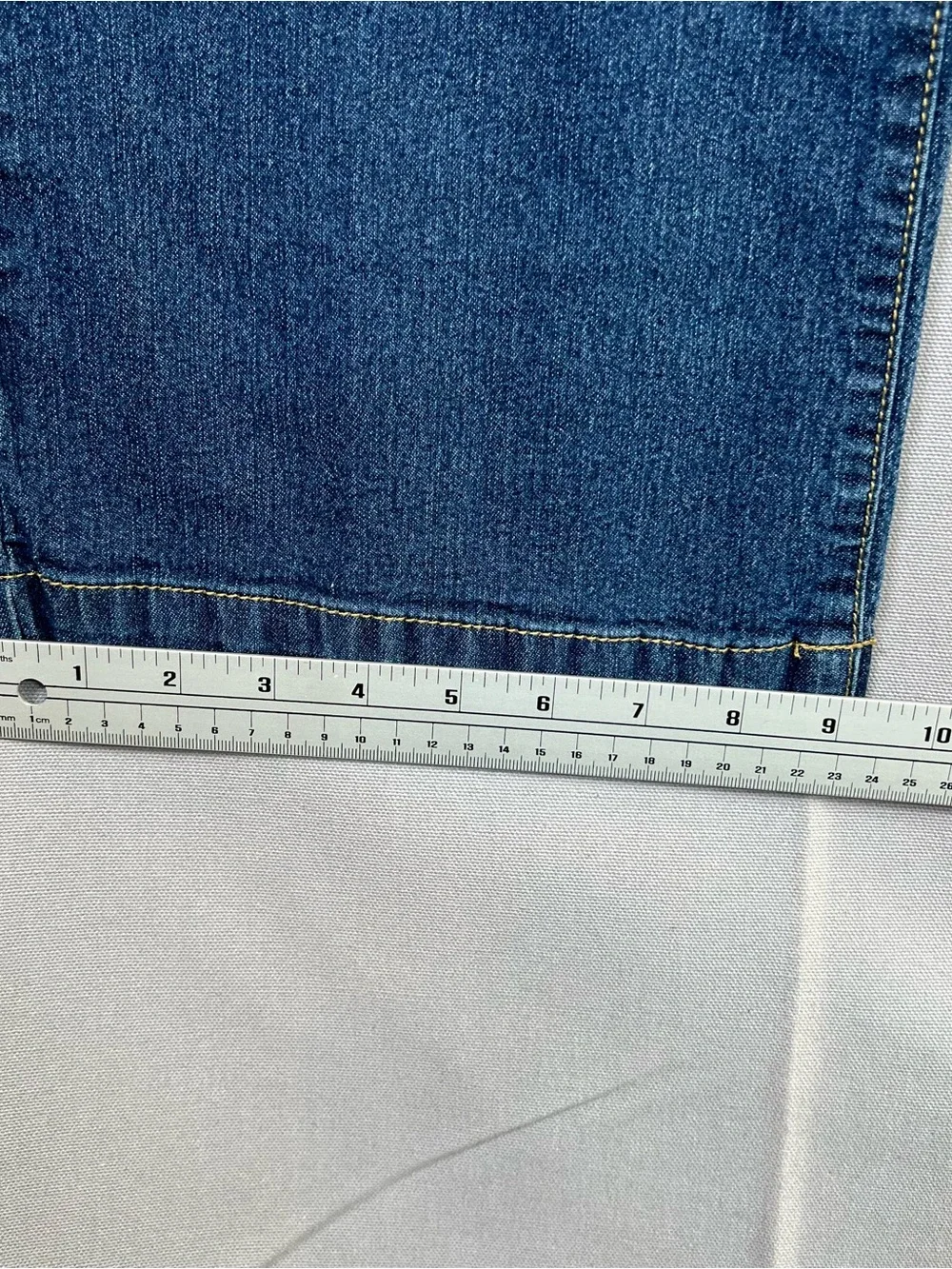 Michael Kors Dark Blue Denim Hugh Rise Straight Leg Utility Style Jeans